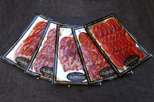 ibéricos. jamón ibérico y de bellota